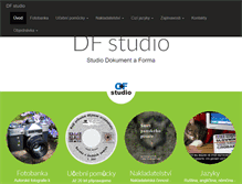 Tablet Screenshot of dfstudio.cz