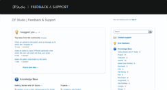 Desktop Screenshot of feedback.dfstudio.com
