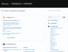 Tablet Screenshot of feedback.dfstudio.com
